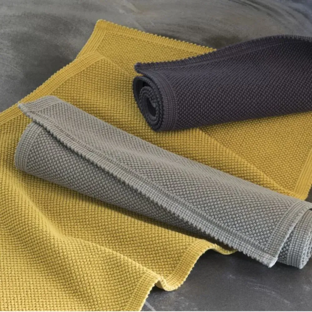 Illustration numéro 3 du produit Tapis de bain en Coton jaune 54x110 cm