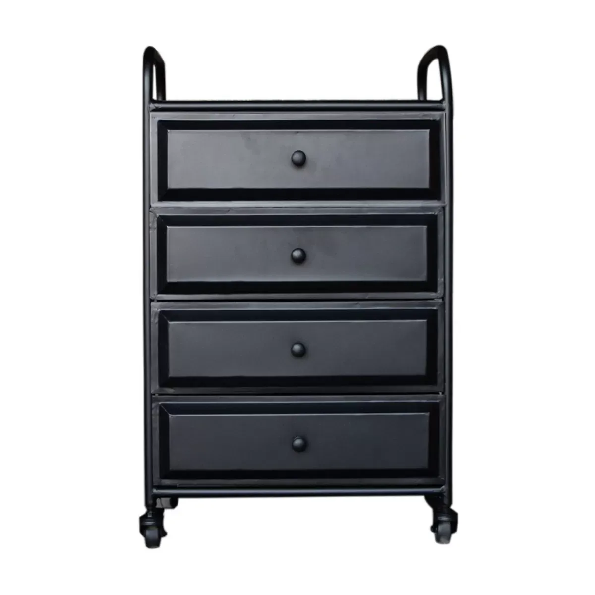 Illustration numéro 3 du produit Chiffonnier en métal 4 tiroirs