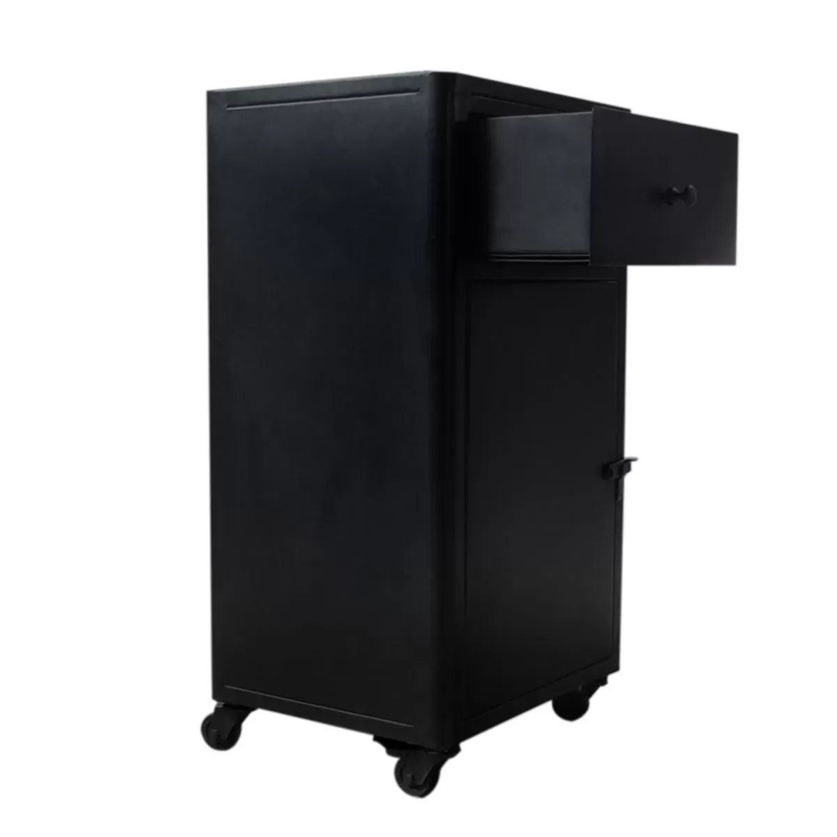 Illustration numéro 3 du produit Petit buffet en métal 1 porte 1 tiroir