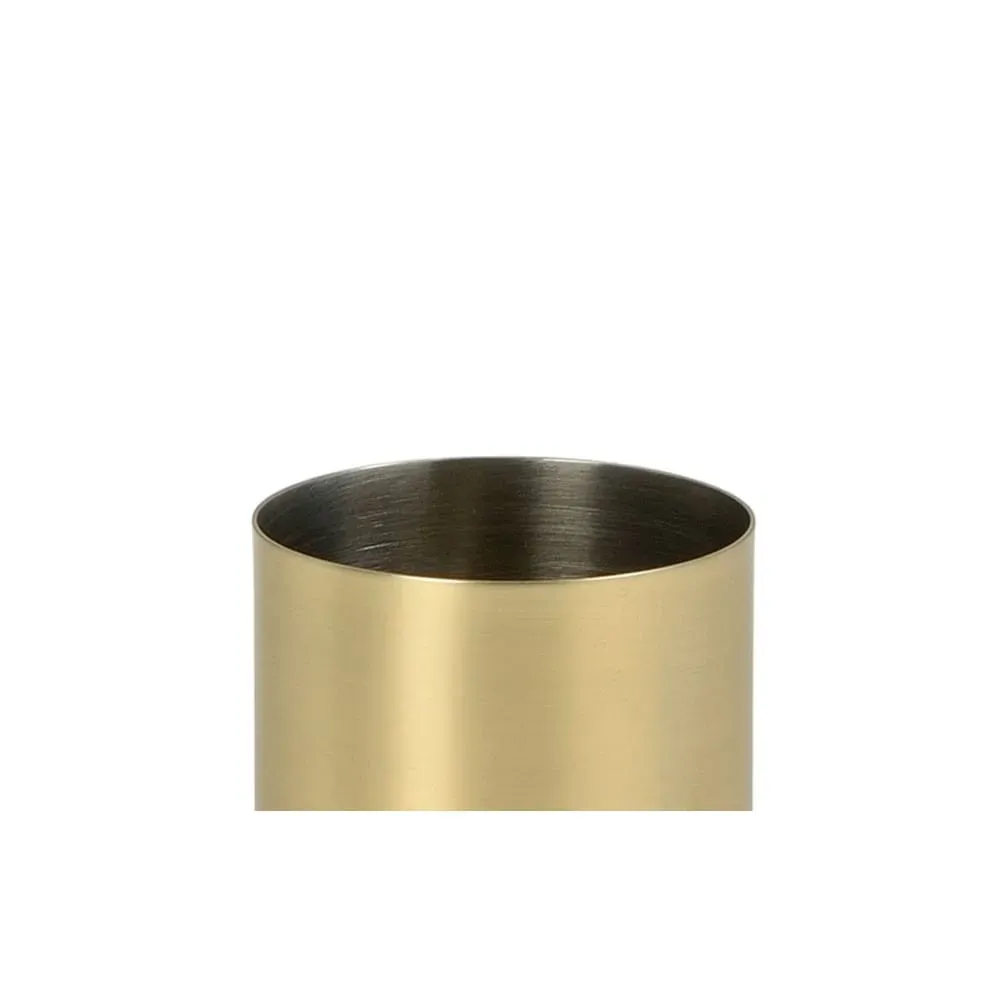 Illustration numéro 3 du produit Porte brosse à dents rond en acier inoxydable doré