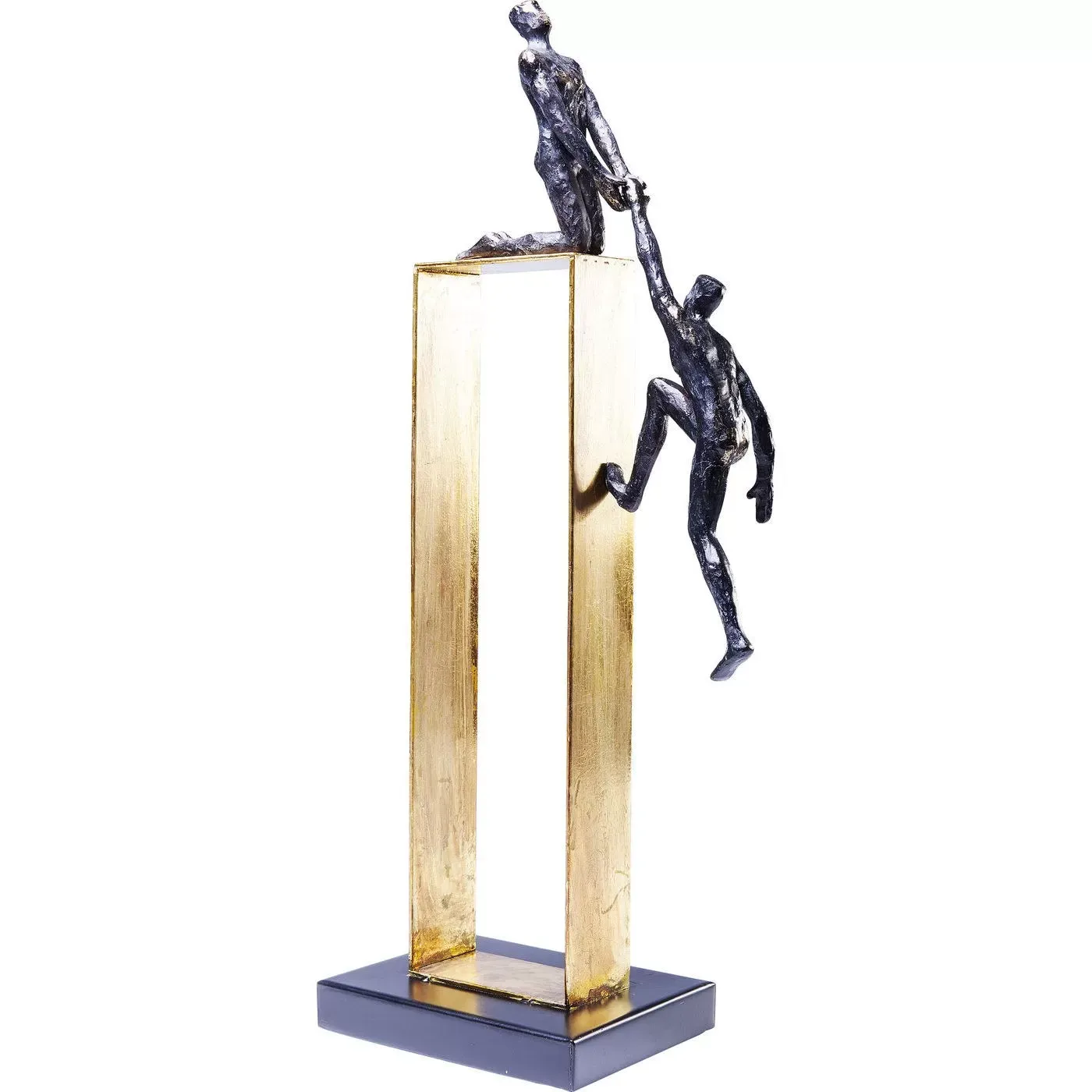 Illustration numéro 3 du produit Statuette personnages en polyrésine et acier doré H51