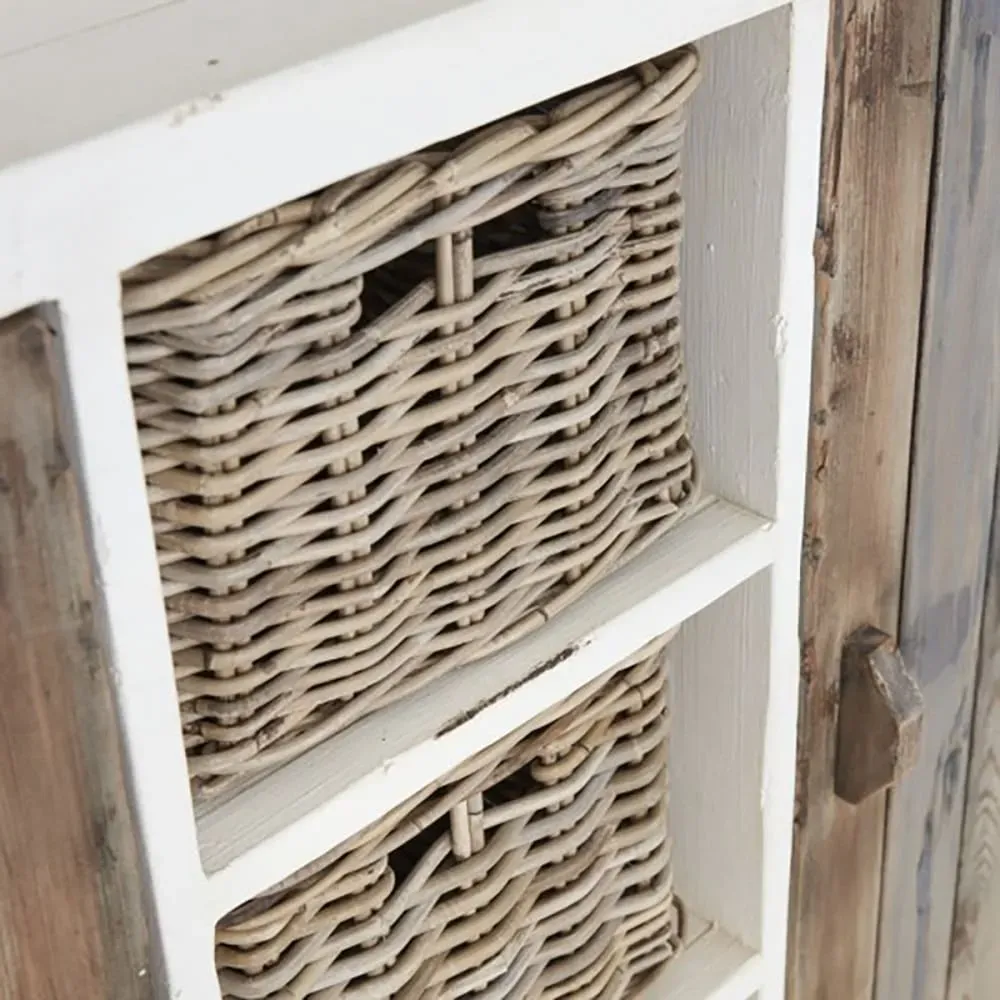 Illustration numéro 3 du produit Vaisselier en pin recyclé massif