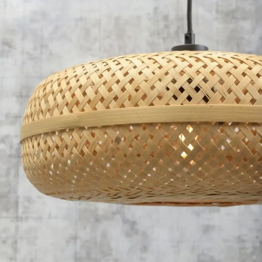 Illustration numéro 3 du produit Lampadaire bambou naturel H176cm