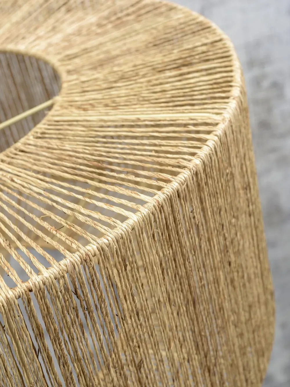Illustration numéro 3 du produit Lampadaire bambou/jute H207cm