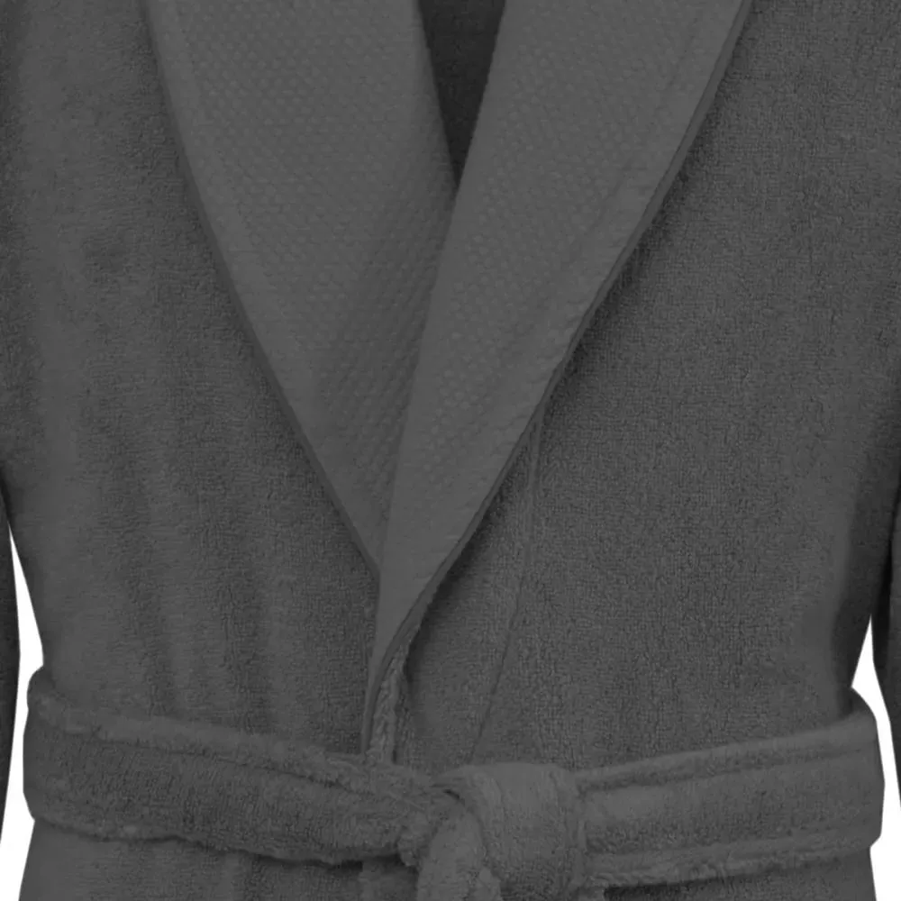 Illustration numéro 3 du produit Peignoir en Coton anthracite xL cm