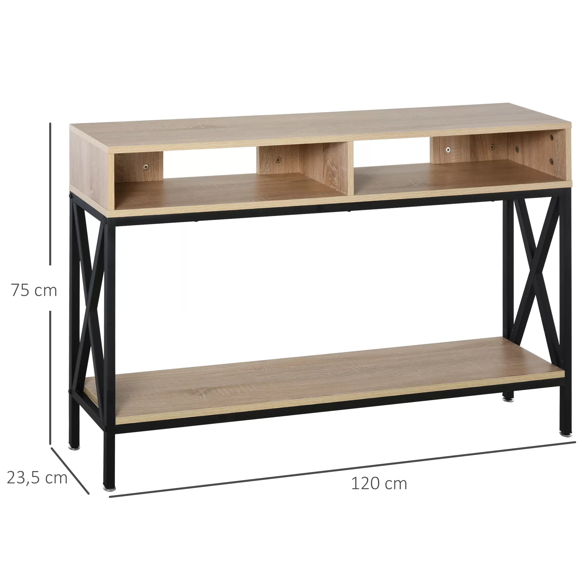 Illustration numéro 3 du produit Table console industriel