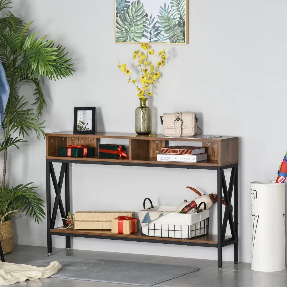 Illustration numéro 3 du produit Table console industriel structure métallique