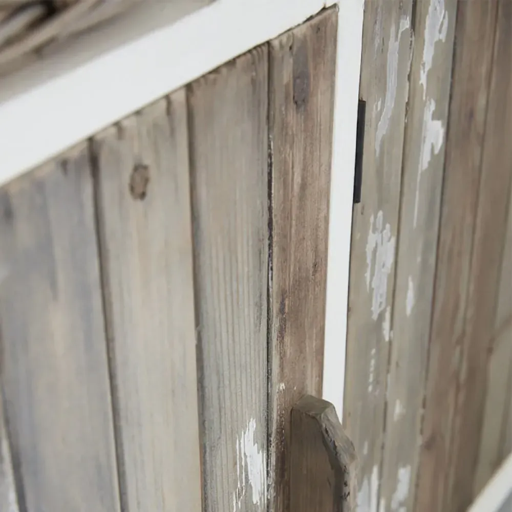 Illustration numéro 3 du produit Buffet en pin recyclé massif 150 cm