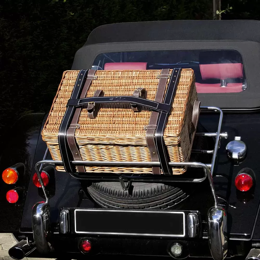 Illustration numéro 3 du produit Malle pique-nique Champs-Elysées vert foncé 6 personnes