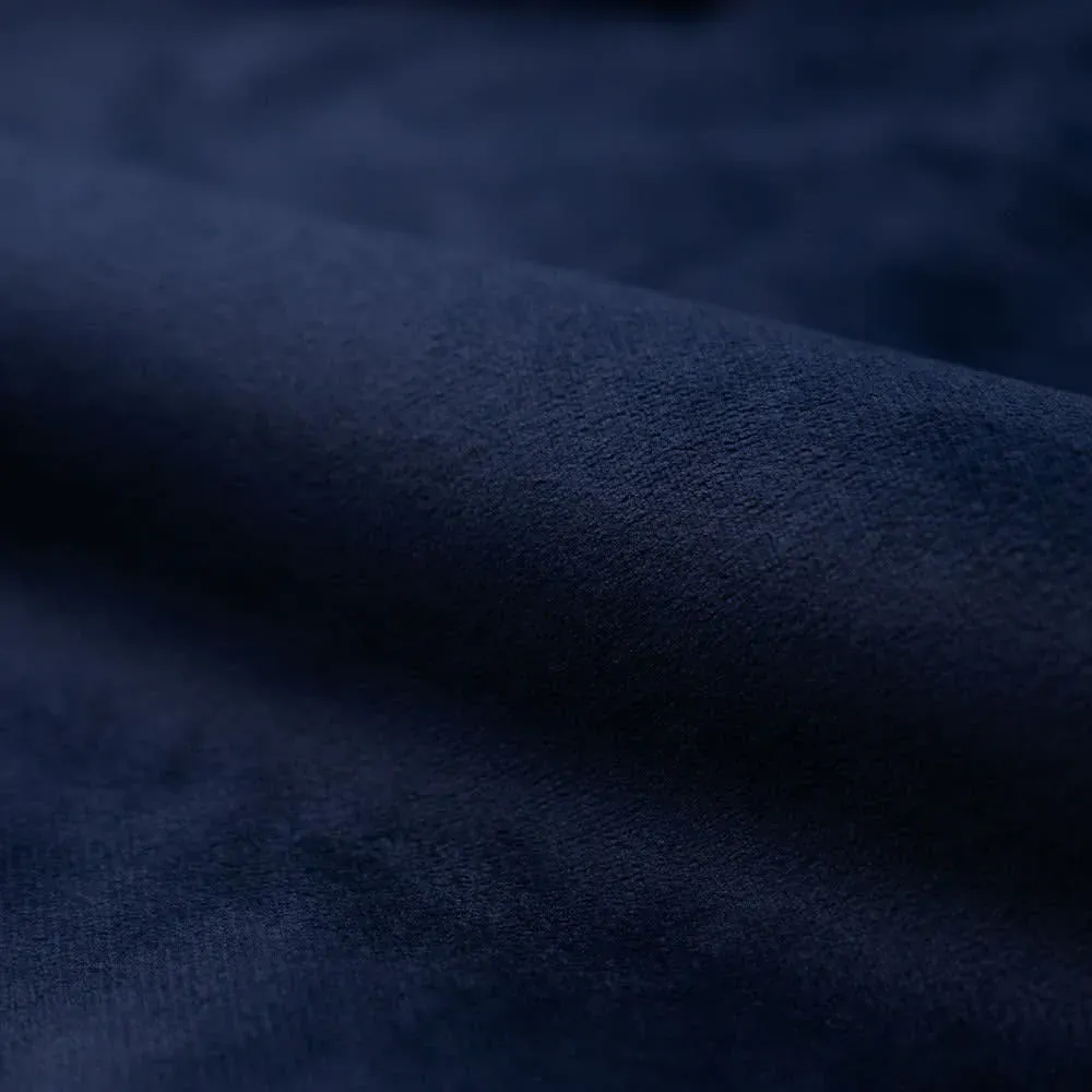 Illustration numéro 3 du produit Lot de 2 chaises de bar 75 cm en velours bleu