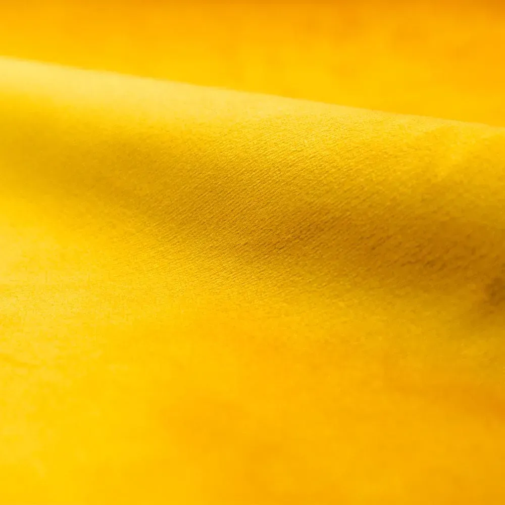 Illustration numéro 3 du produit Canapé 2 places en velours jaune