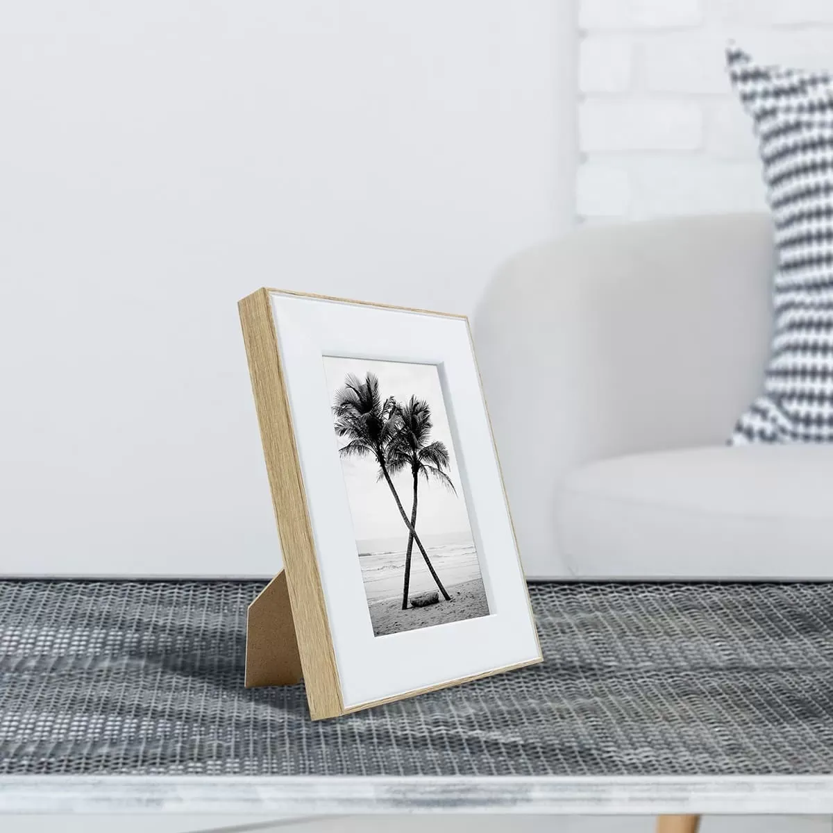 Illustration numéro 3 du produit Cadre photo brut 10x15 cm résine recyclée