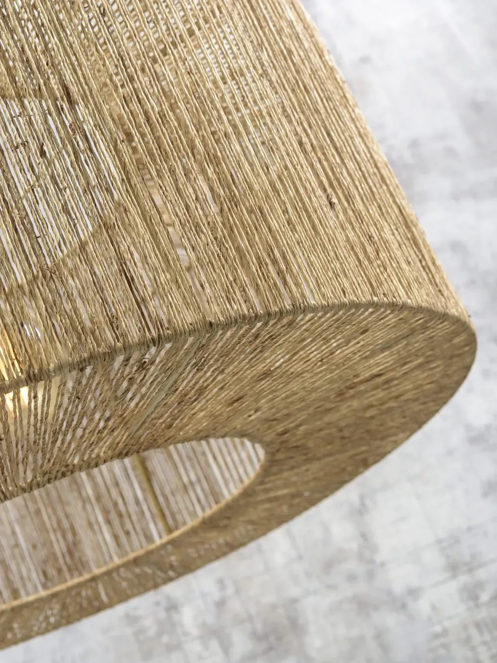 Illustration numéro 3 du produit Lampadaire bambou/jute H207cm