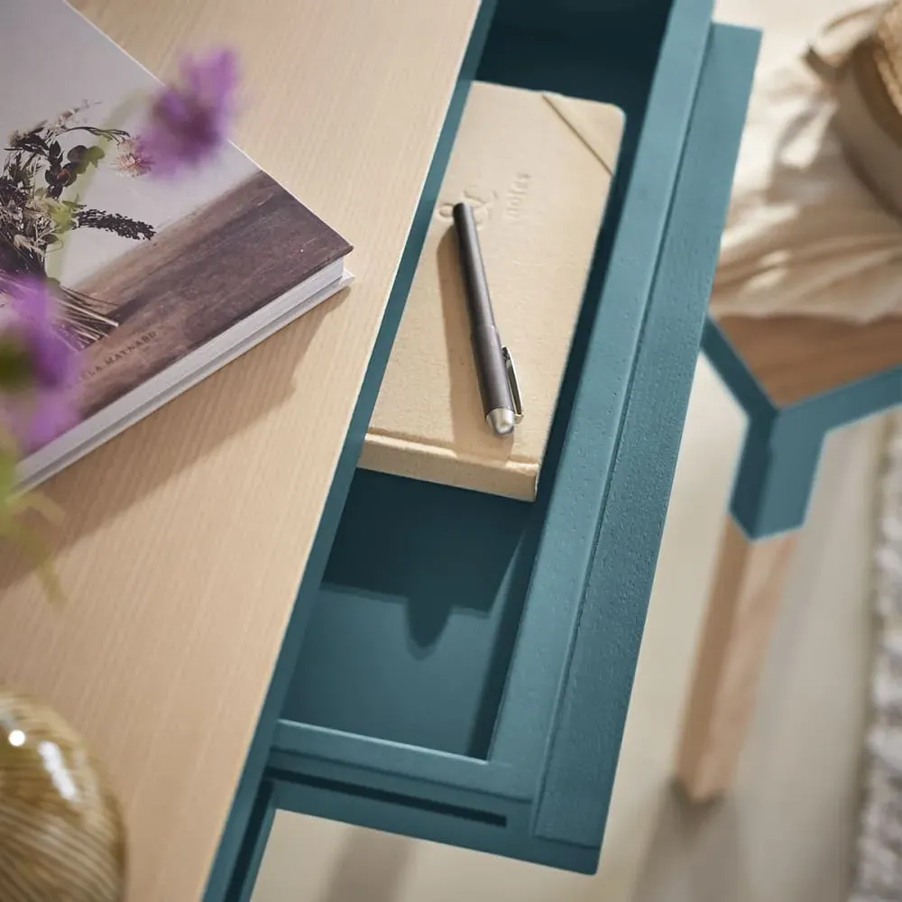 Illustration numéro 3 du produit Bureau Console rectangulaire 140 cm, 100% frêne massif