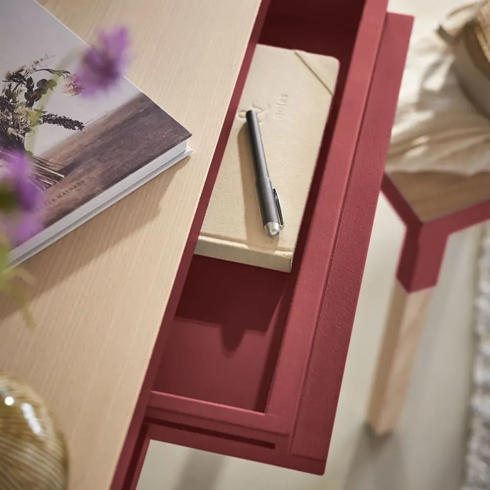 Illustration numéro 3 du produit Bureau Console rectangulaire 140 cm, 100% frêne massif