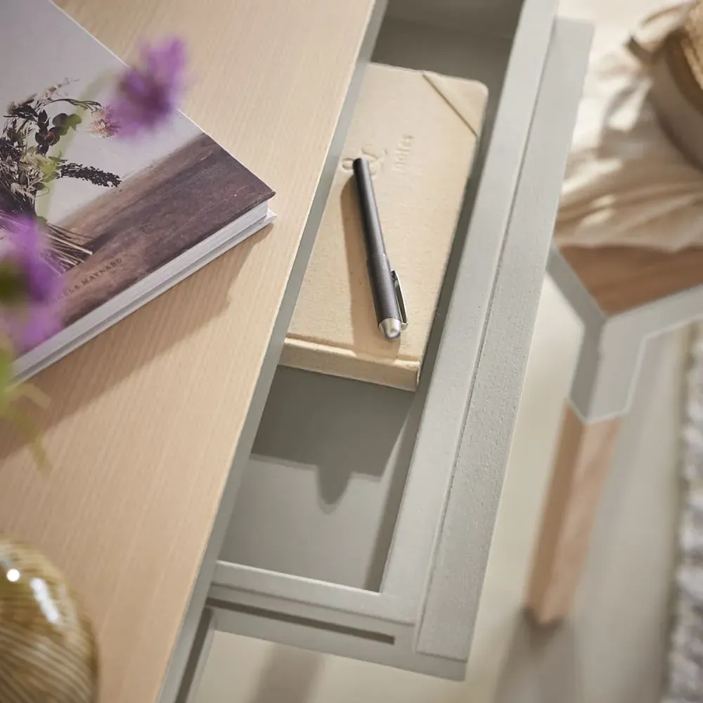 Illustration numéro 3 du produit Bureau Console rectangulaire 140 cm, 100% frêne massif