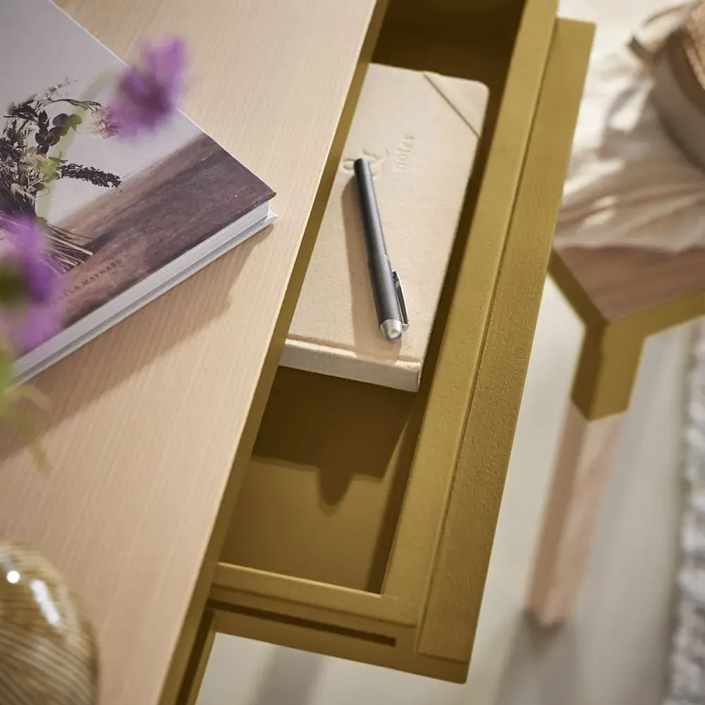 Illustration numéro 3 du produit Bureau Console rectangulaire 140 cm, 100% frêne massif