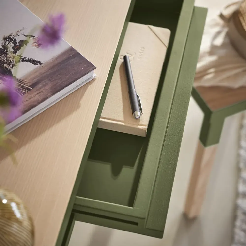 Illustration numéro 3 du produit Bureau Console rectangulaire 140 cm, 100% frêne massif