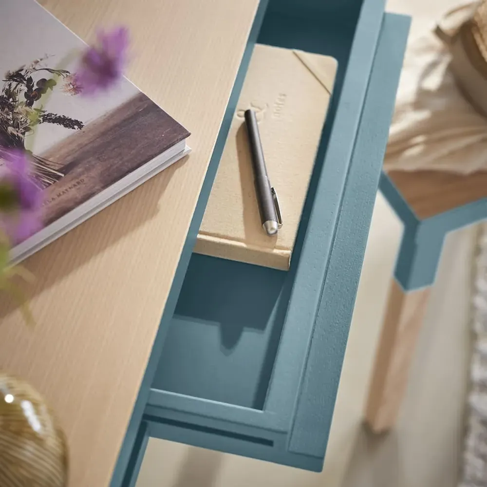 Illustration numéro 3 du produit Bureau Console rectangulaire 140 cm, 100% frêne massif