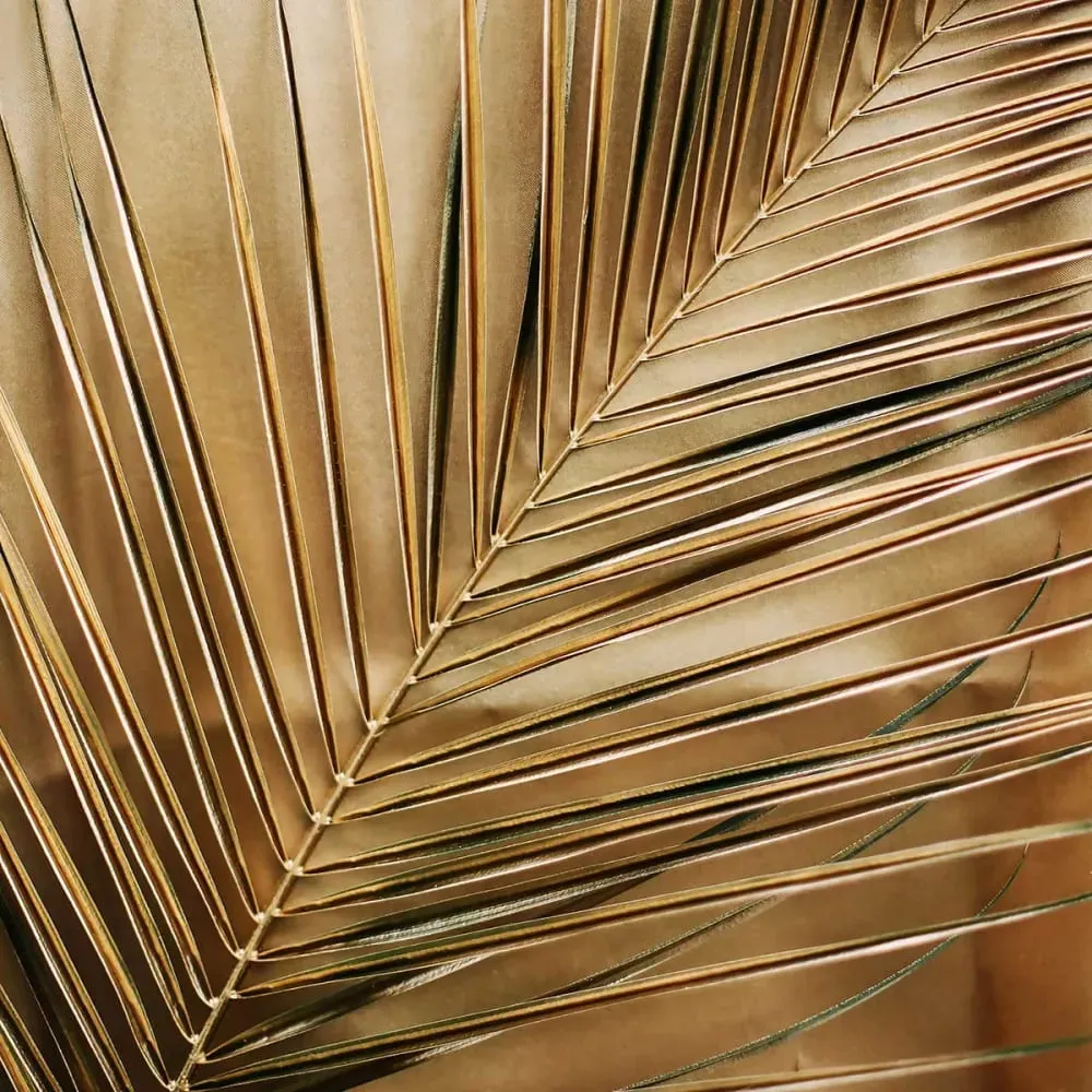 Illustration numéro 3 du produit Affiche déco golden palm avec cadre 60x90 cm