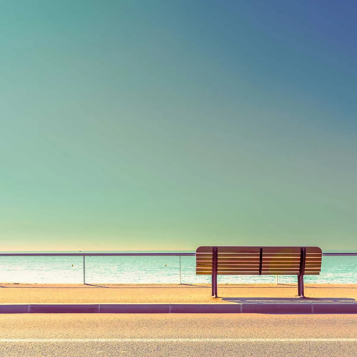 Illustration numéro 3 du produit Tableau pause balnéaire toile imprimée 120x80 cm