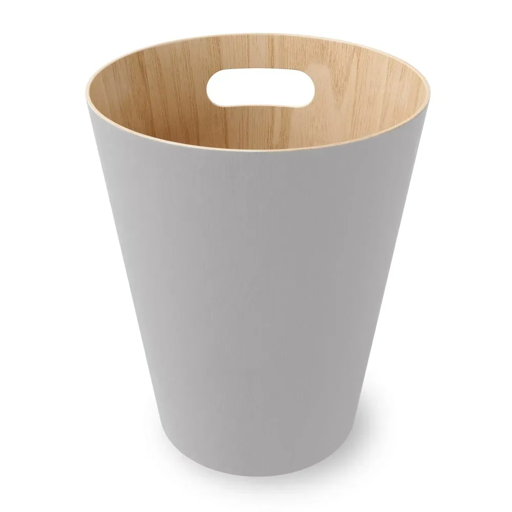 Illustration numéro 3 du produit Corbeille bois 7.5L gris