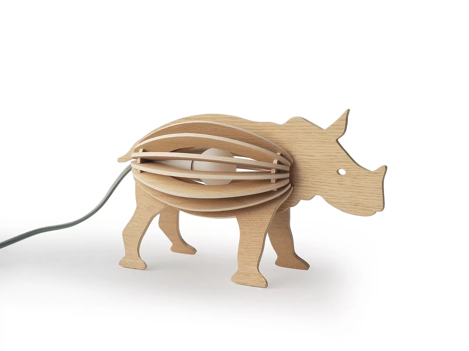 Illustration numéro 3 du produit Lampe à poser rhinocéros