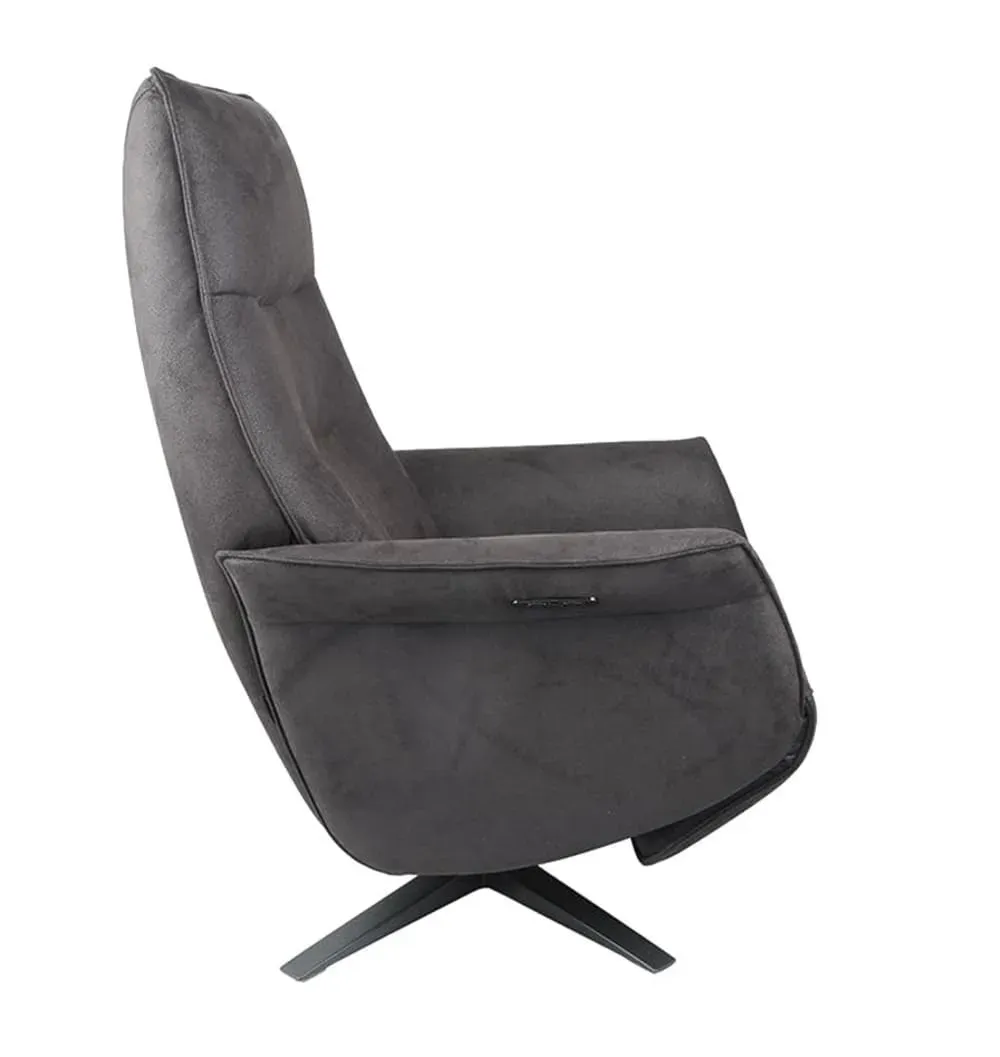 Illustration numéro 3 du produit Fauteuil de relaxation design electrique 2 moteurs ,marron foncé