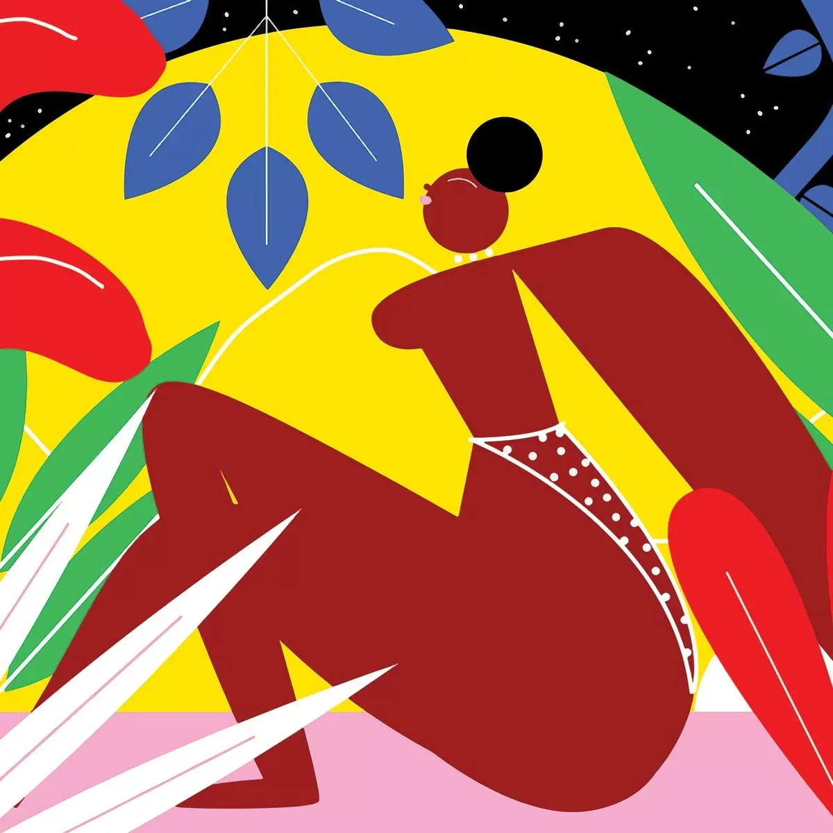 Illustration numéro 3 du produit Tableau collage all be feminist impression sur aluminium 45x30 cm