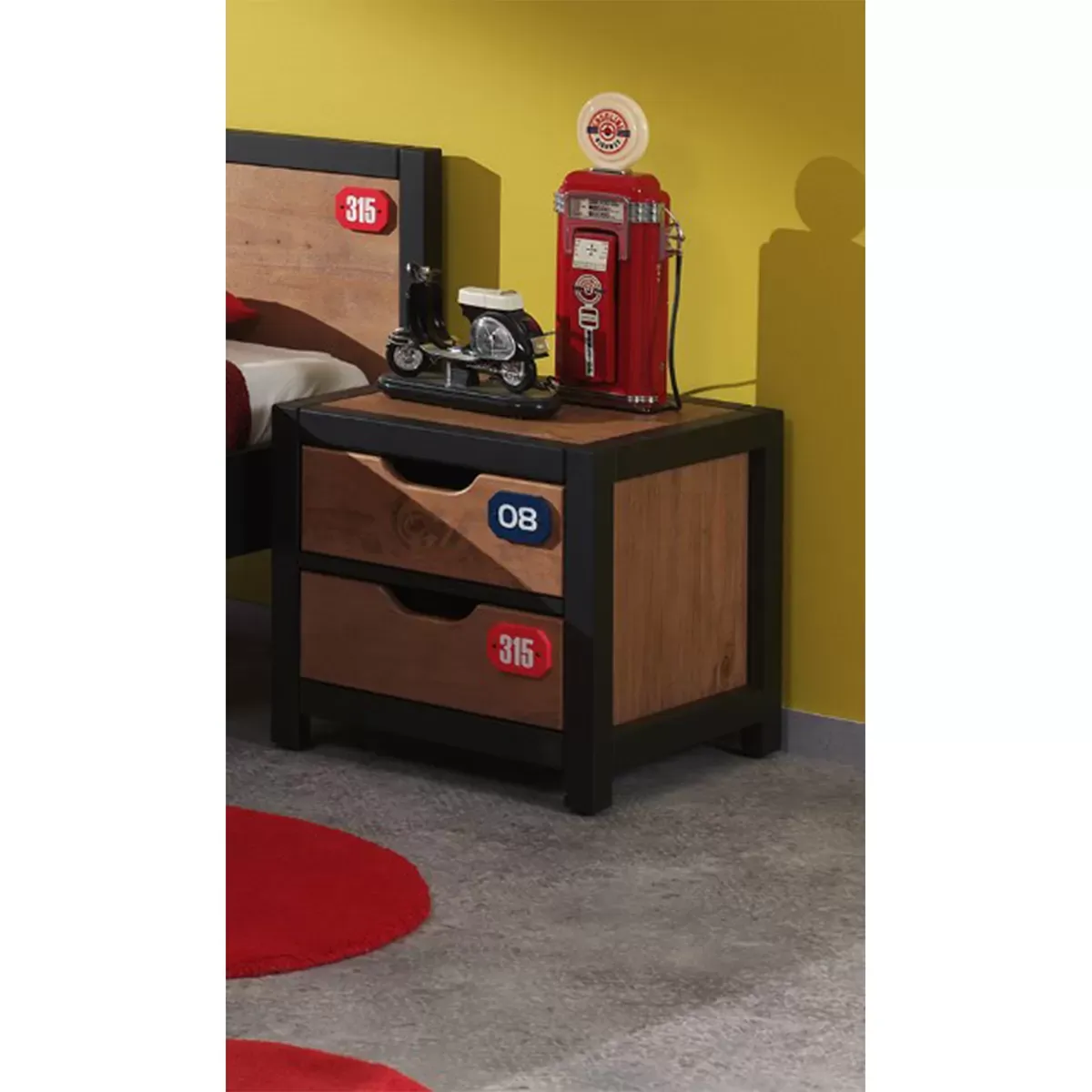 Illustration numéro 3 du produit Vipack ALEX Chevet table de nuit pin massif