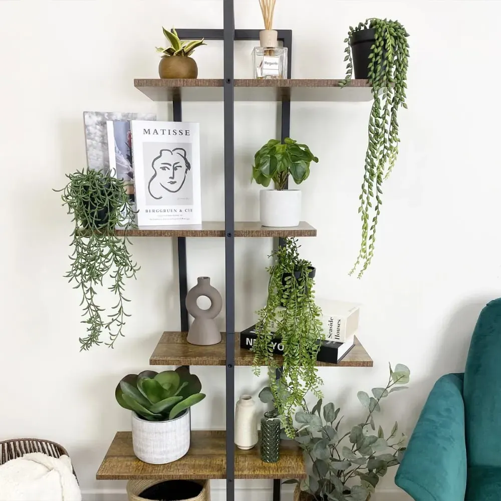 Illustration numéro 3 du produit Plante succulente retombante artificielle 40/60cm lot de 3