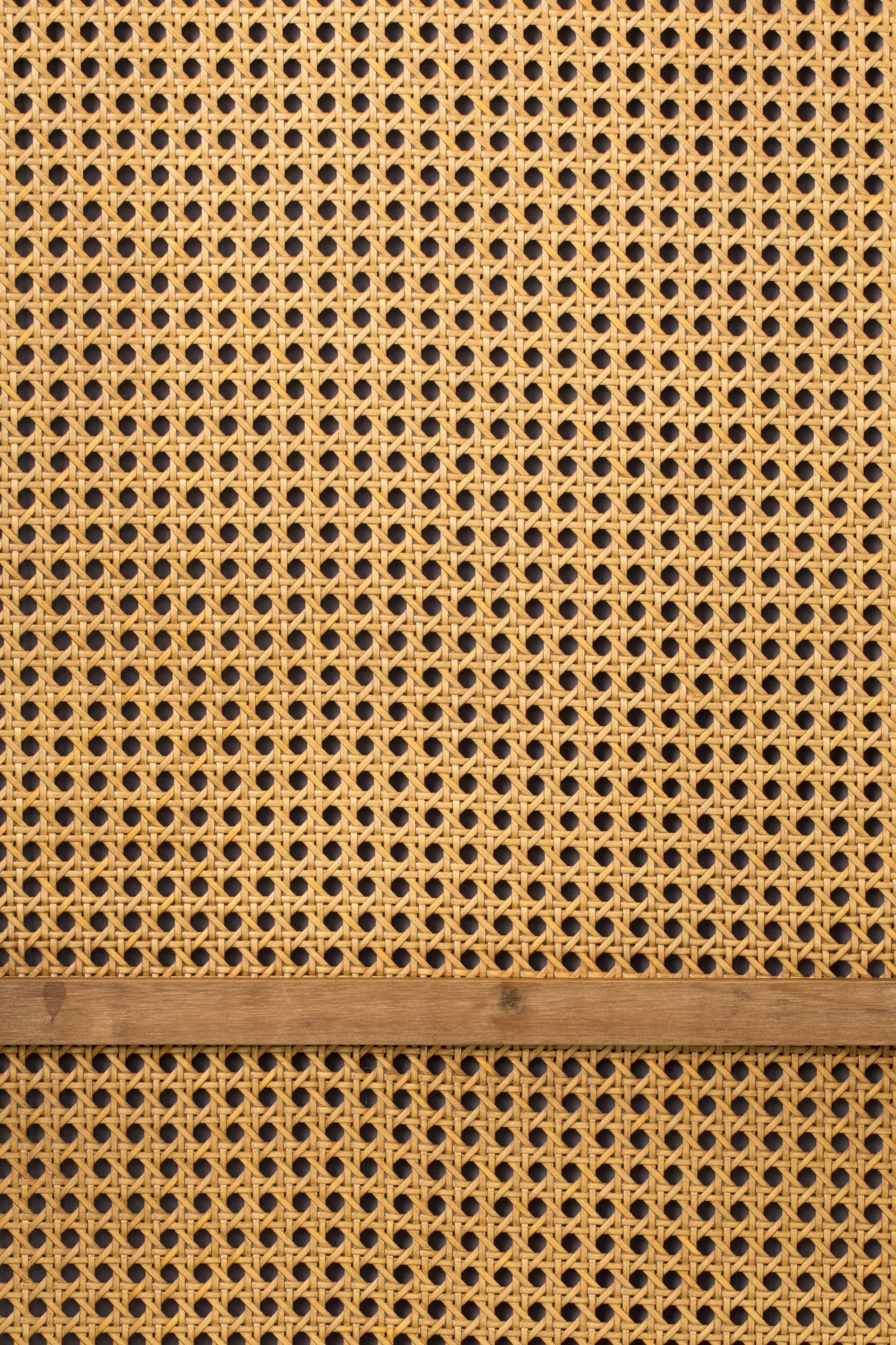 Illustration numéro 3 du produit Miroir penderie M en rotin beige