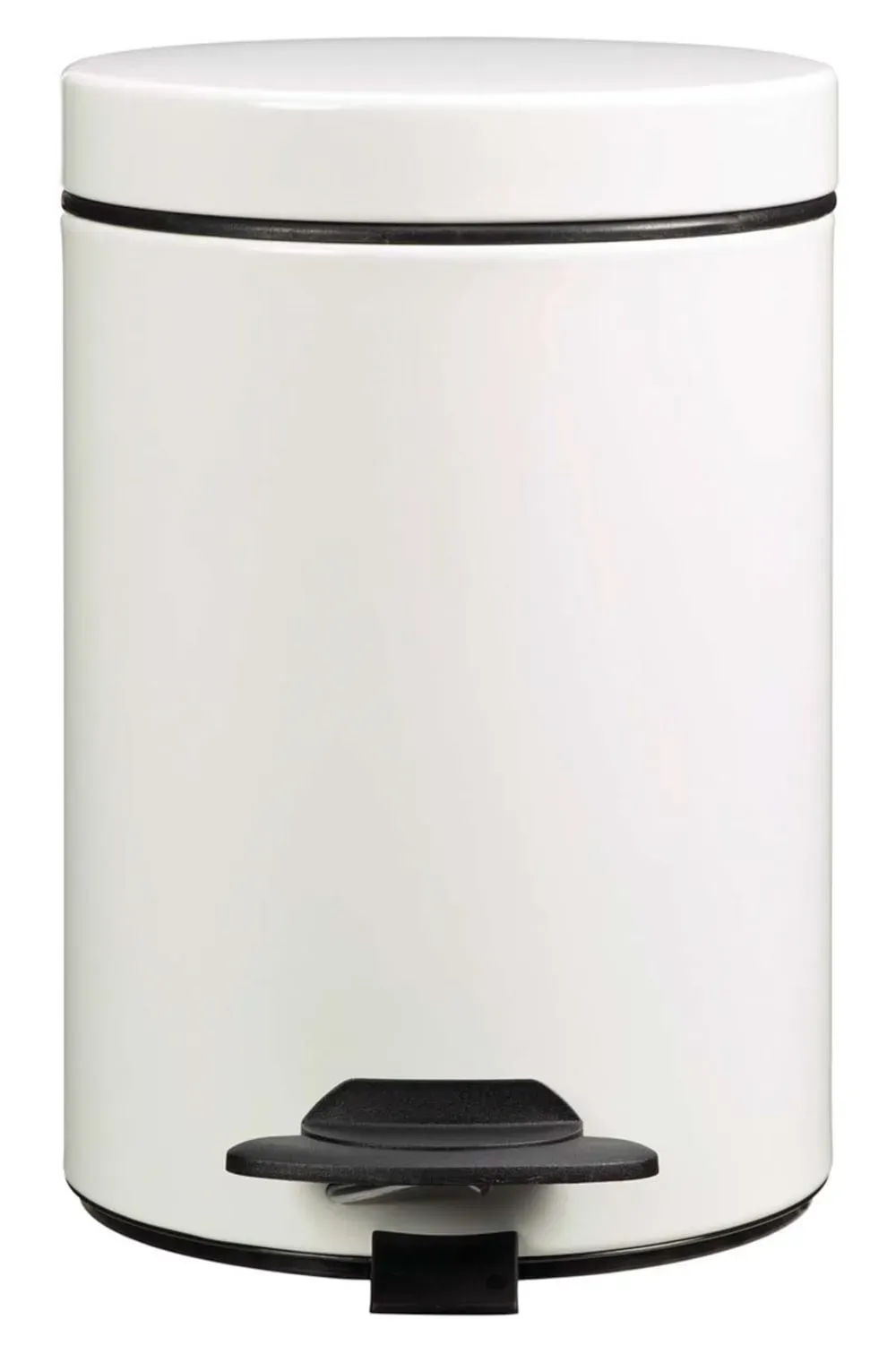 Illustration numéro 3 du produit Poubelle de salle de bains à pédale 3L Fabriqué en France
