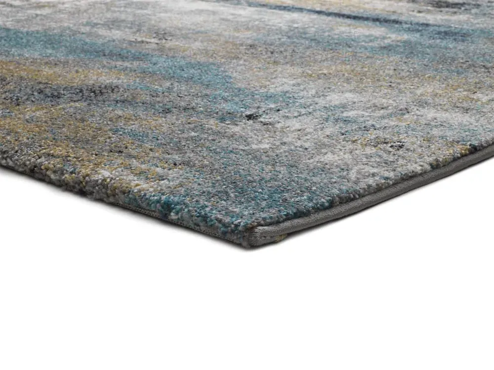 Illustration numéro 3 du produit Tapis abstrait bleu/gris 160x230 cm