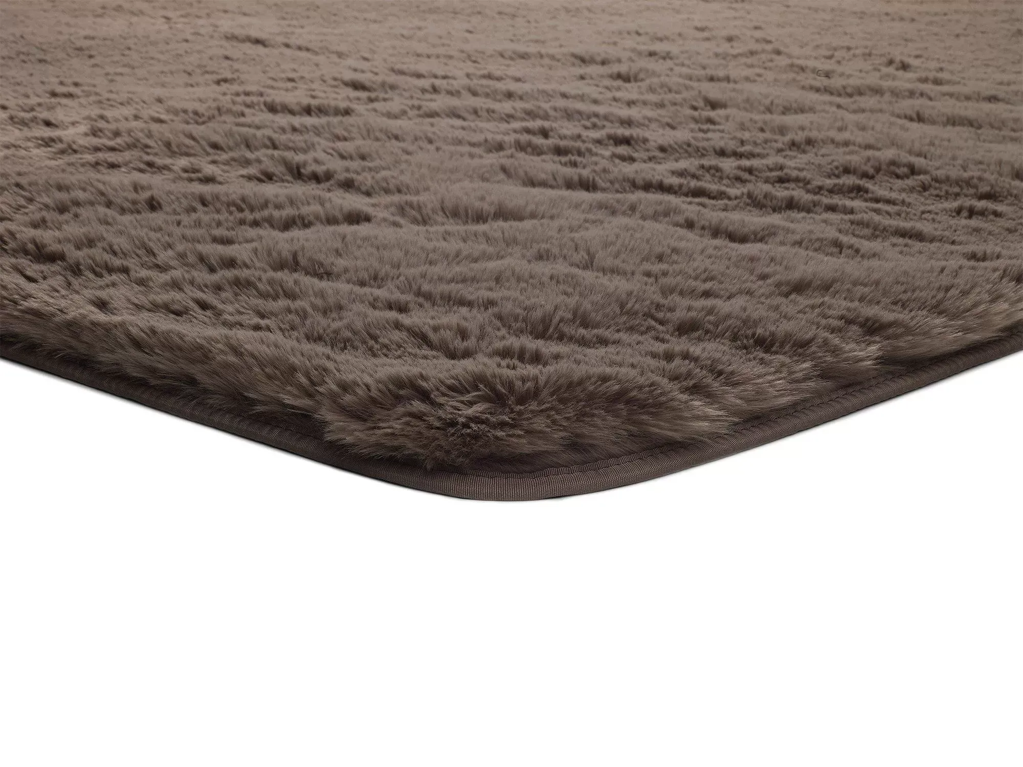 Illustration numéro 3 du produit Tapis vison marron, 60x100 cm