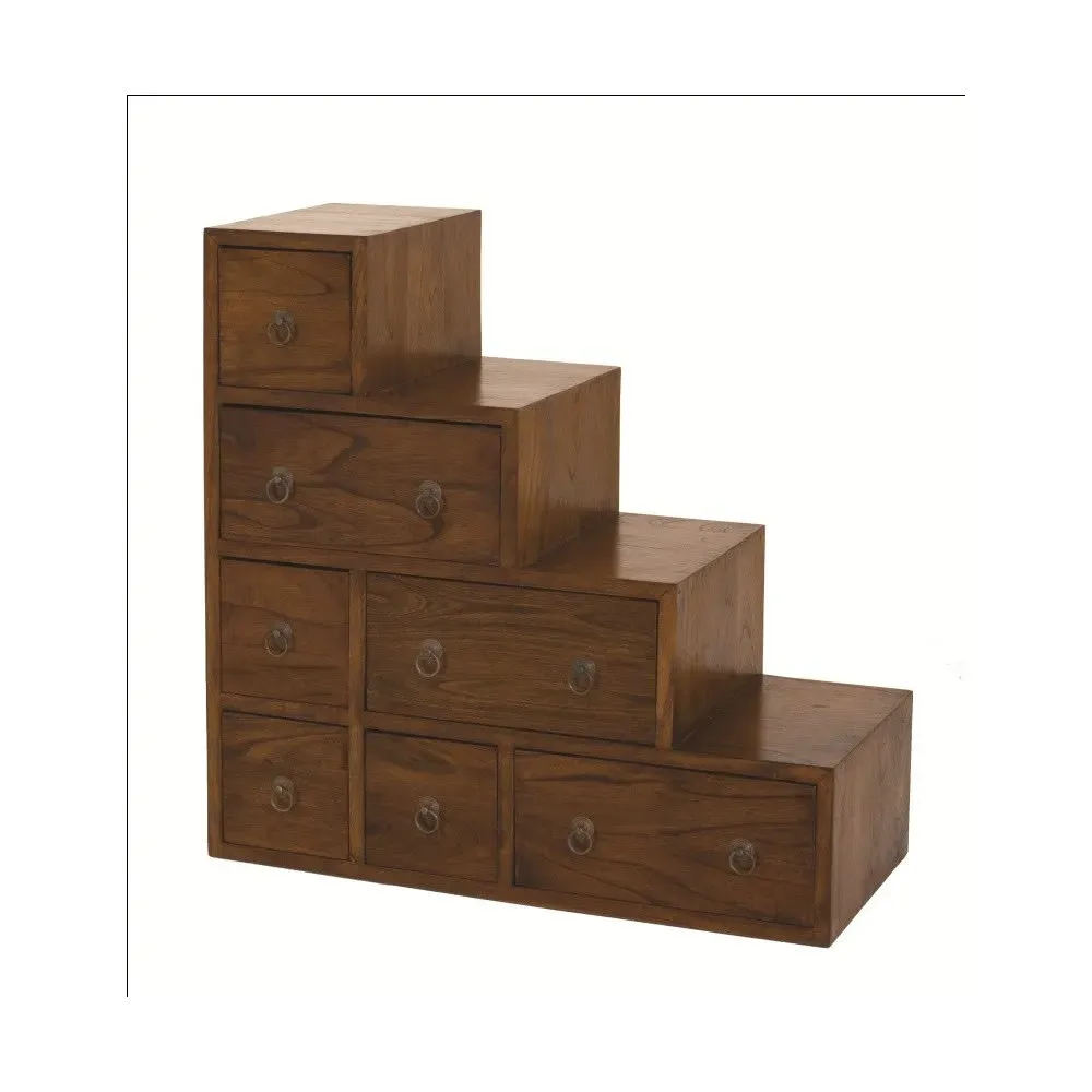 Illustration numéro 3 du produit Meuble escalier en mindi 76x76cm