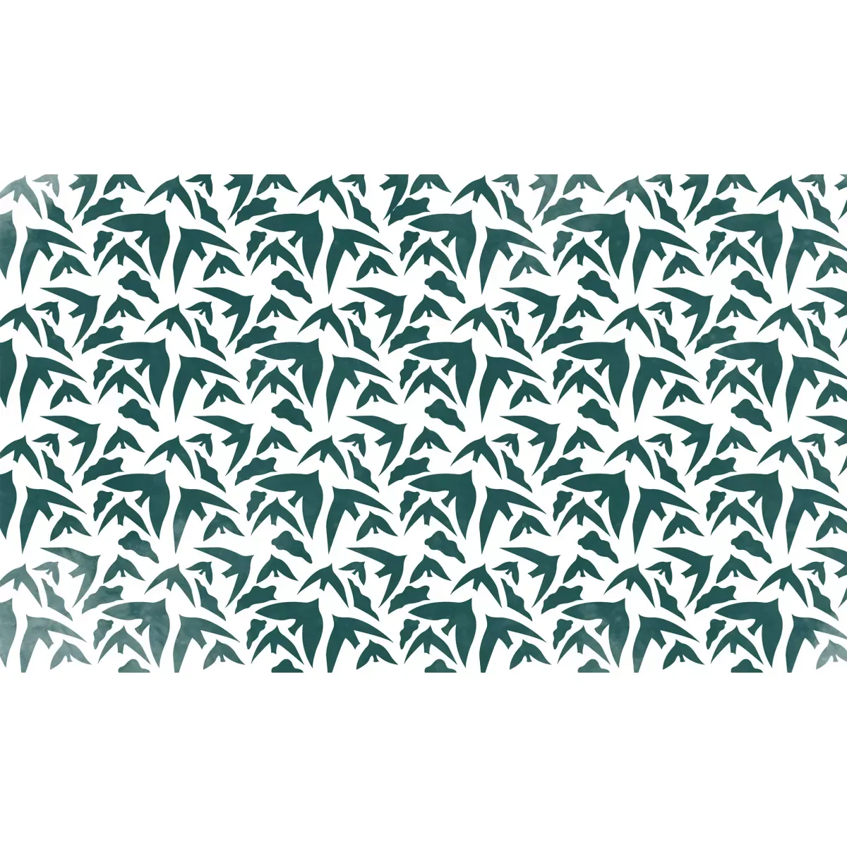 Illustration numéro 3 du produit Papier peint panoramique birds vert 255x250cm