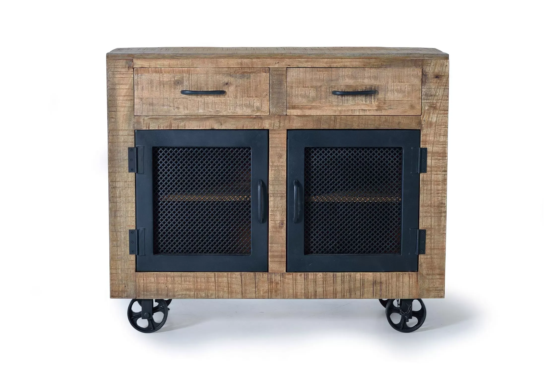 Illustration numéro 3 du produit Buffet en manguier et métal naturel