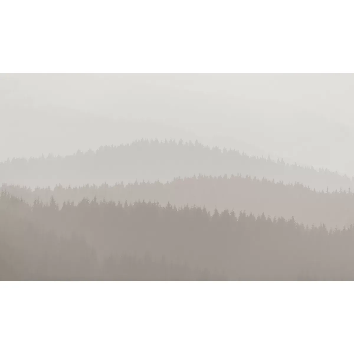 Illustration numéro 3 du produit Papier peint panoramique low mountains beige 425x250cm