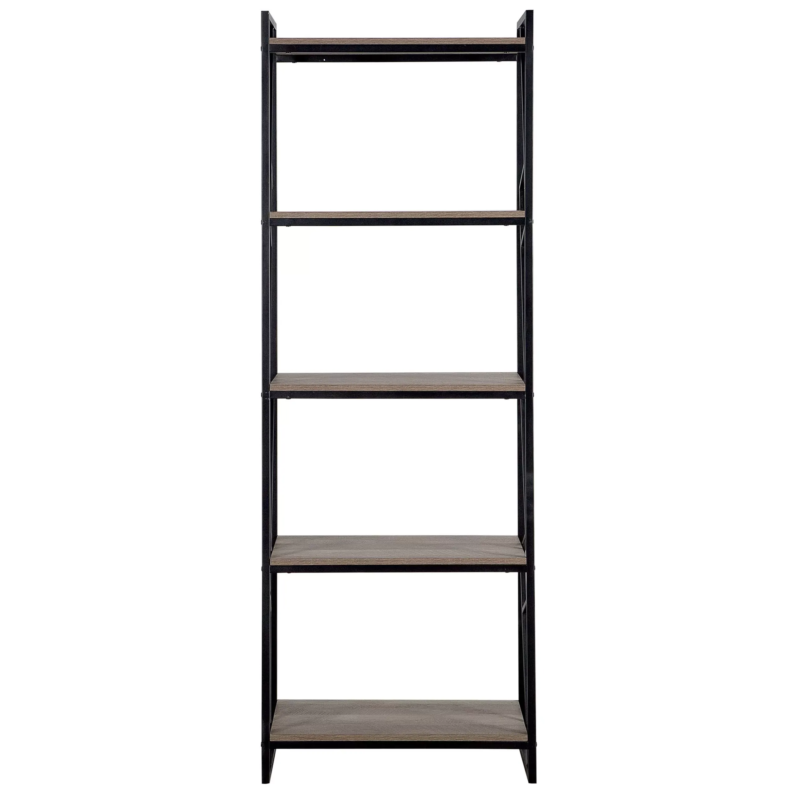 Illustration numéro 3 du produit Étagère 5 compartiments effet bois