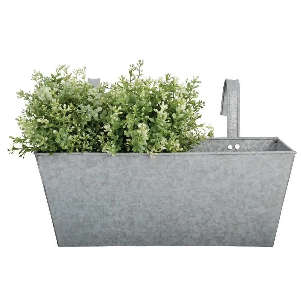 Illustration numéro 3 du produit Jardinière blanche zinc