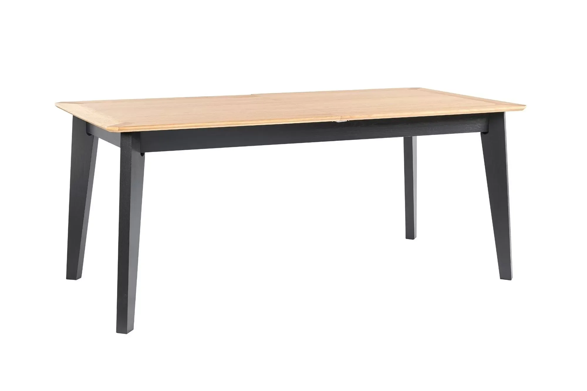 Illustration numéro 3 du produit Table rectangulaire extensible en chêne L180/260 noir