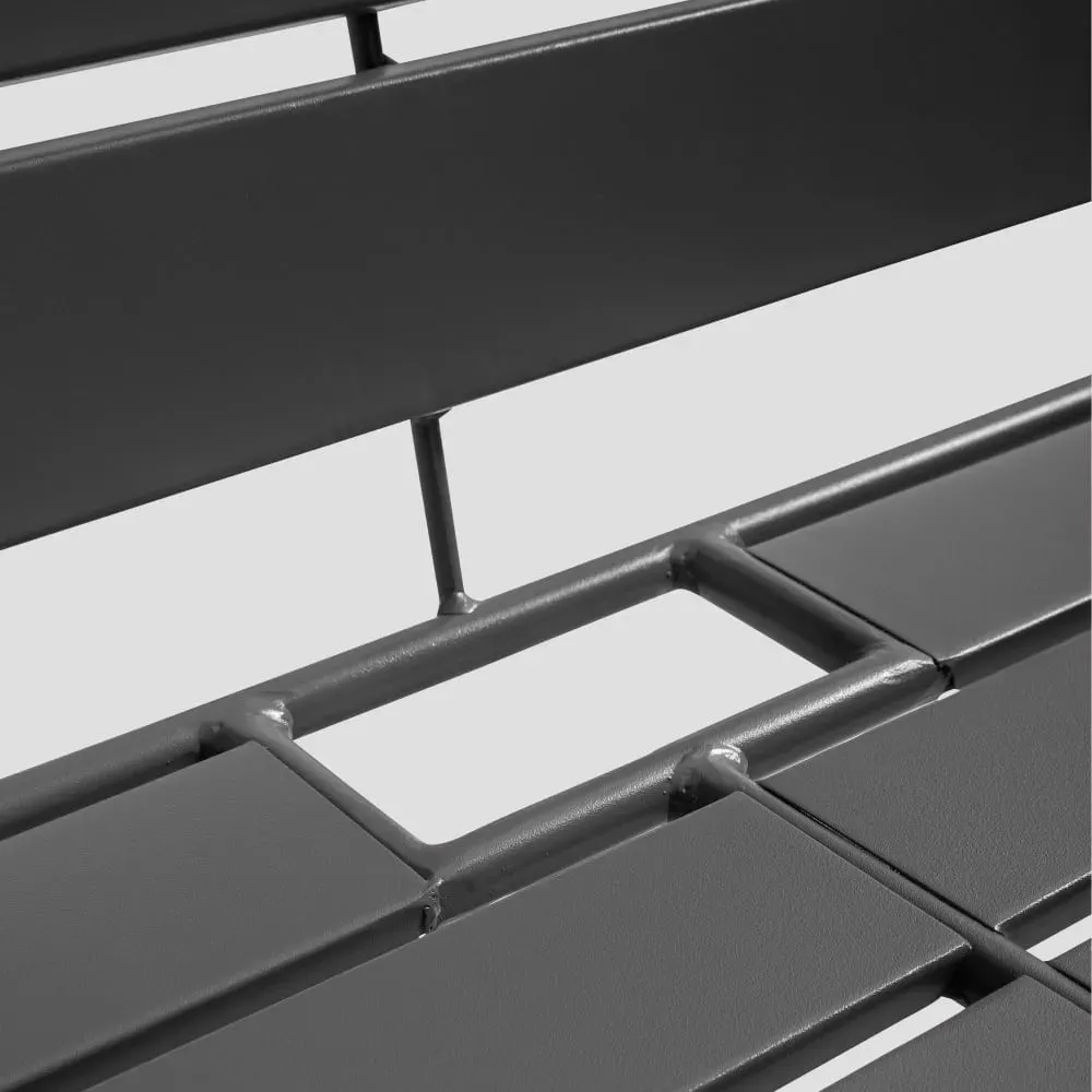 Illustration numéro 3 du produit Canapé de jardin en métal gris