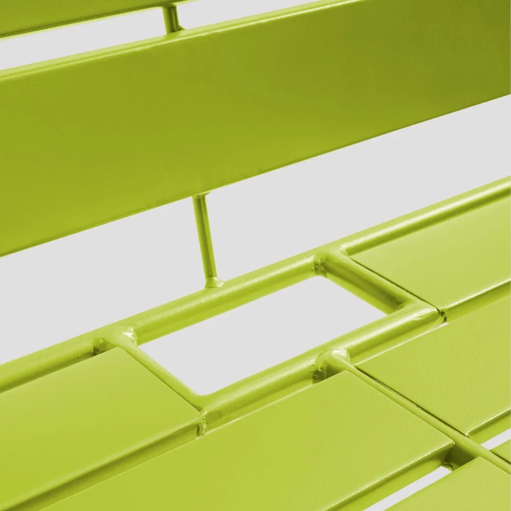 Illustration numéro 3 du produit Canapé de jardin en métal vert