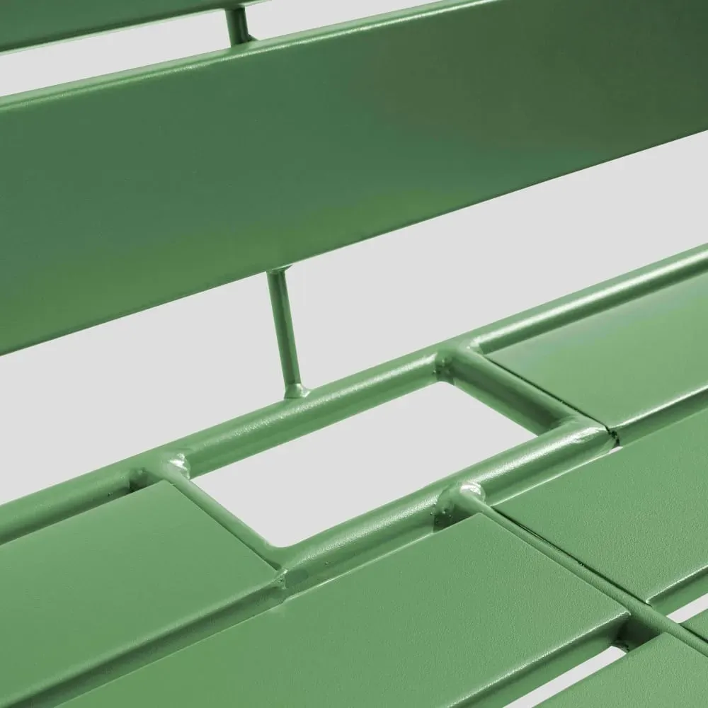 Illustration numéro 3 du produit Canapé de jardin en métal vert cactus