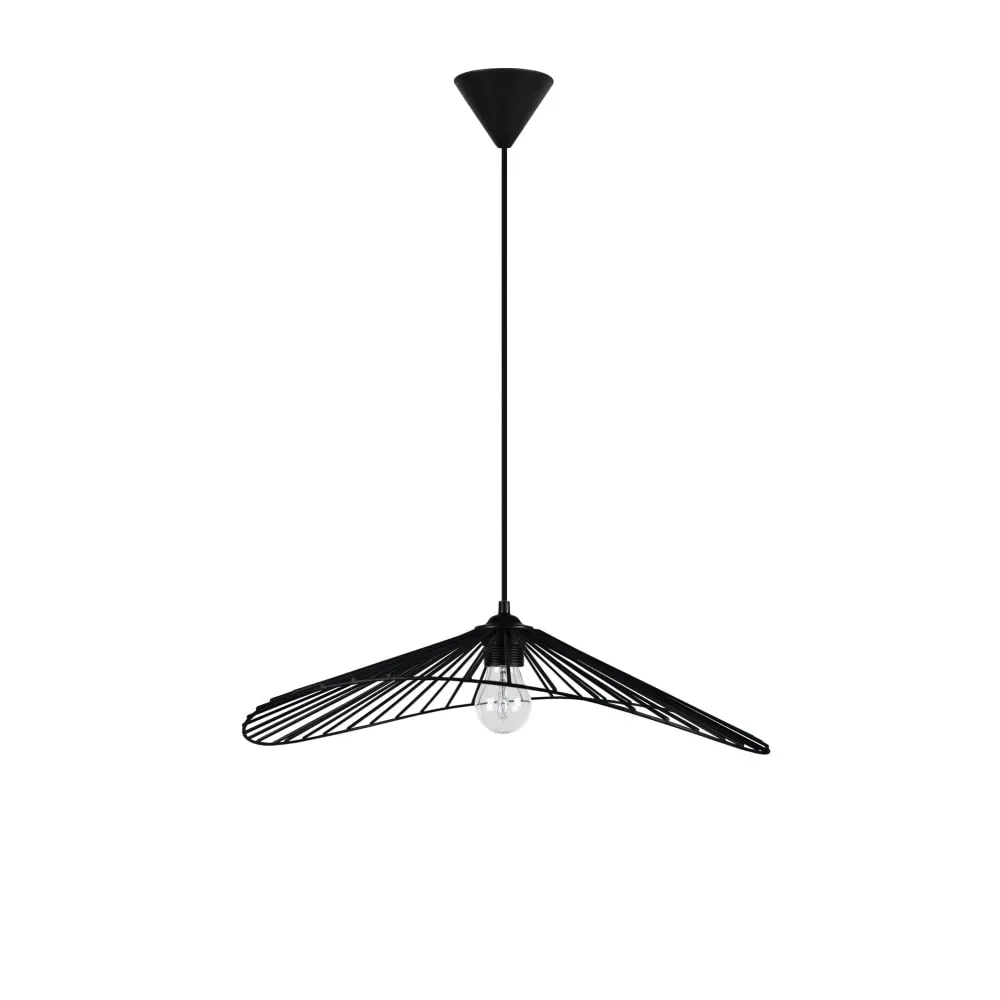 Illustration numéro 3 du produit Suspension  métal,Noir , H 70xD44xP50cm