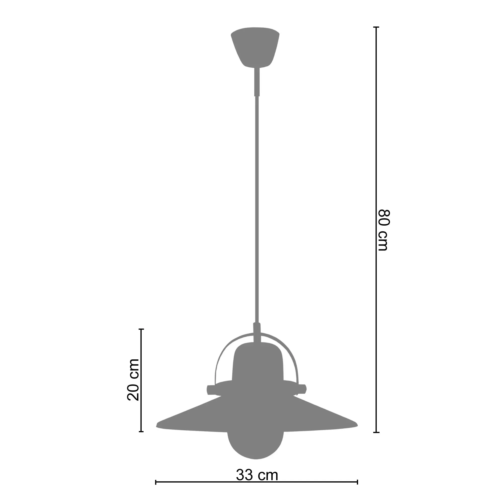 Illustration numéro 3 du produit Suspension  métal,Bleu,H80xD33xP33 cm