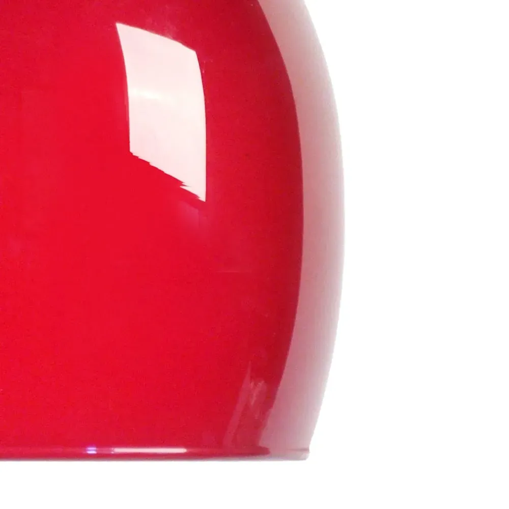 Illustration numéro 3 du produit Suspension  verre,Rouge ,H70xD 14,5xP14,5cm