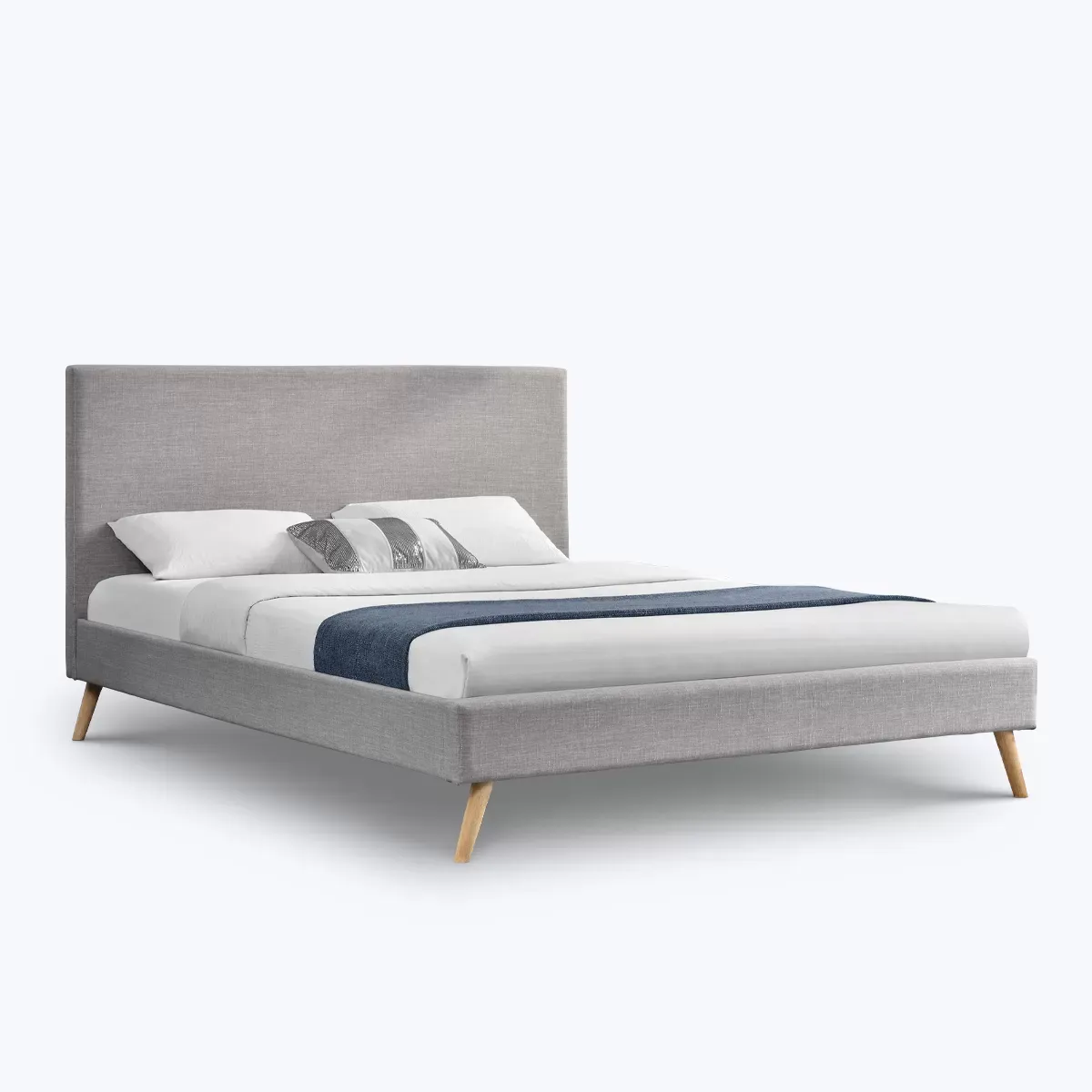 Illustration numéro 3 du produit Lit Scandinave gris-180 x 200 (cm)