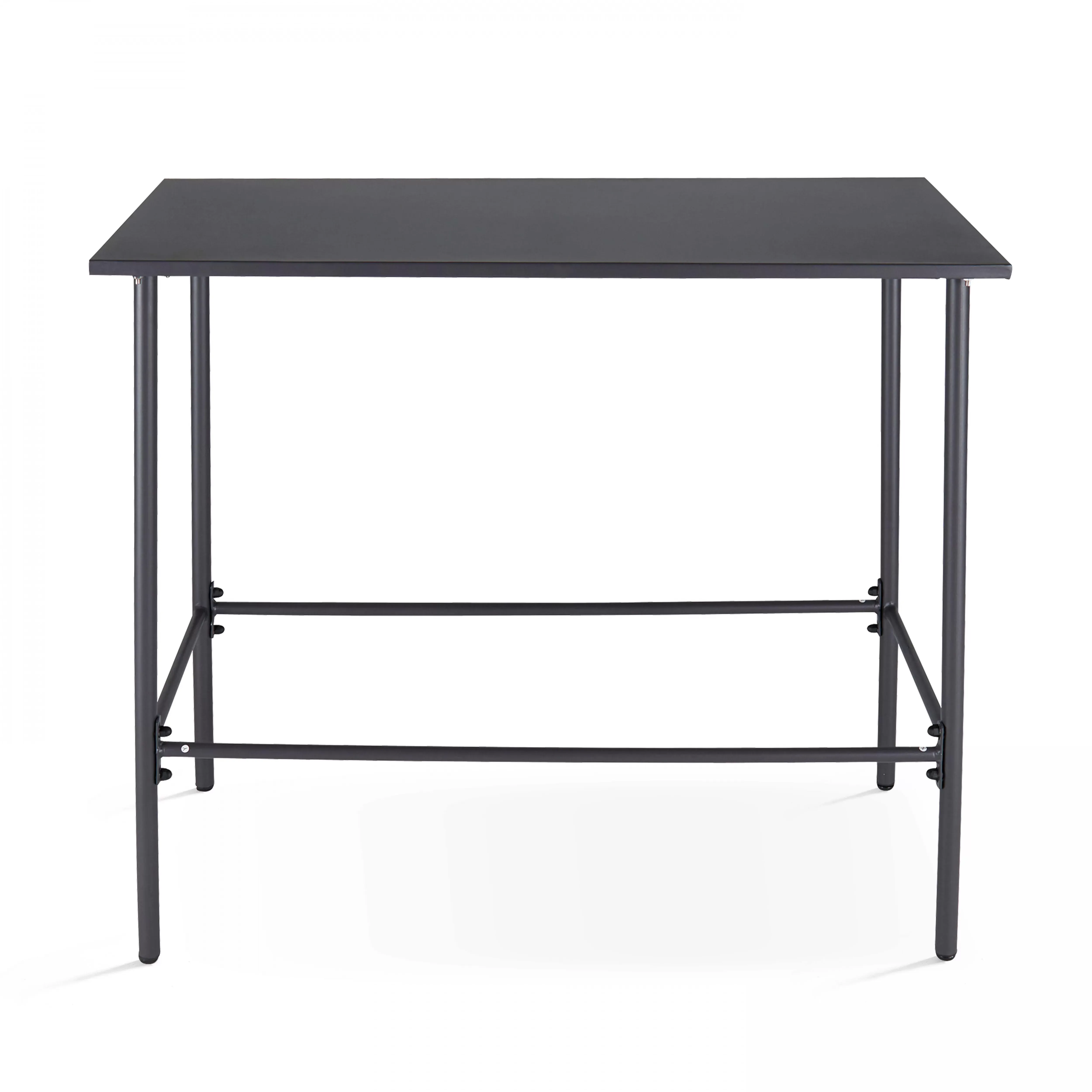 Illustration numéro 3 du produit Table de bar en métal anthracite
